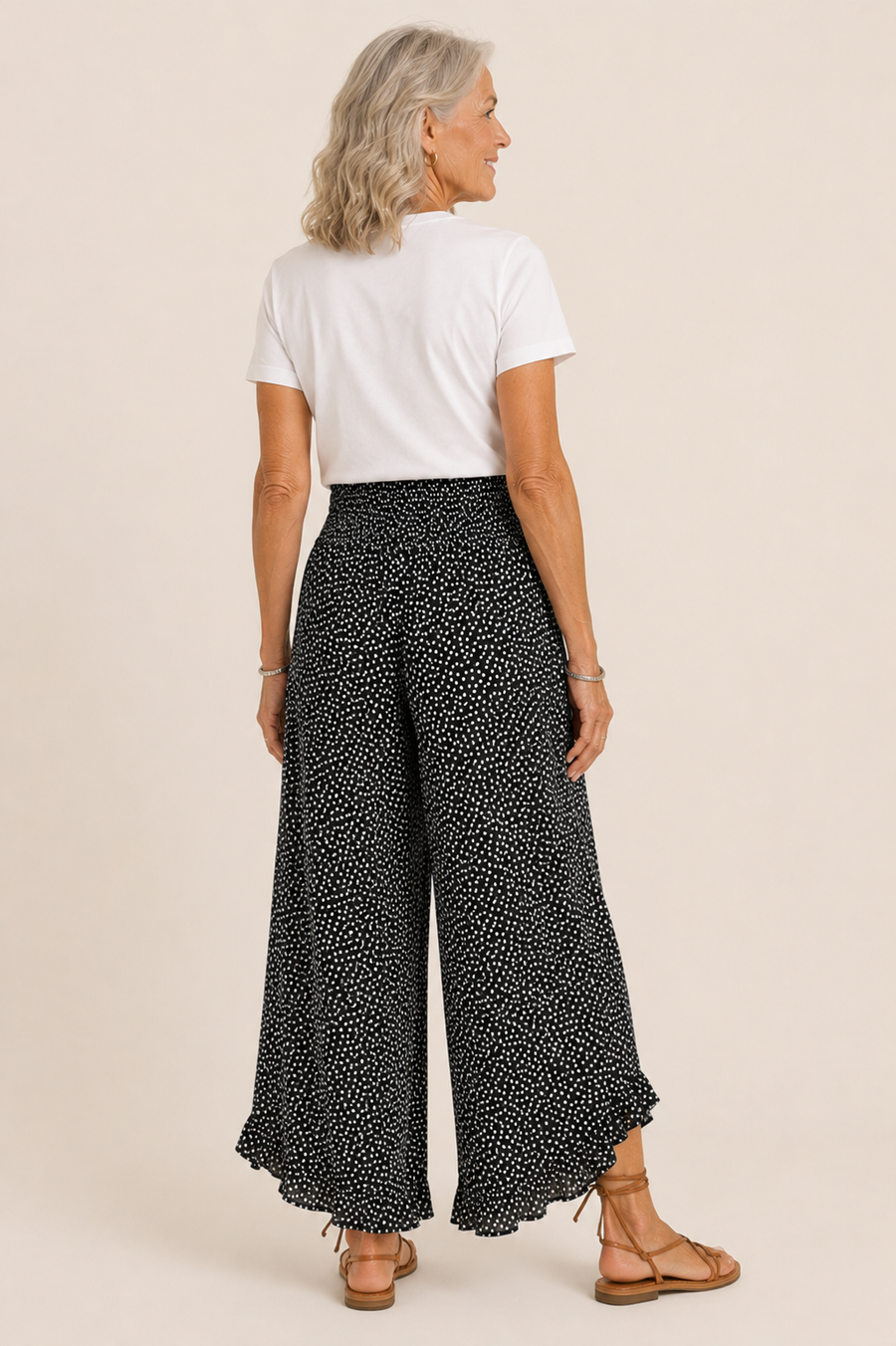 Marielle | Lightweight Wide-Leg Trousers
