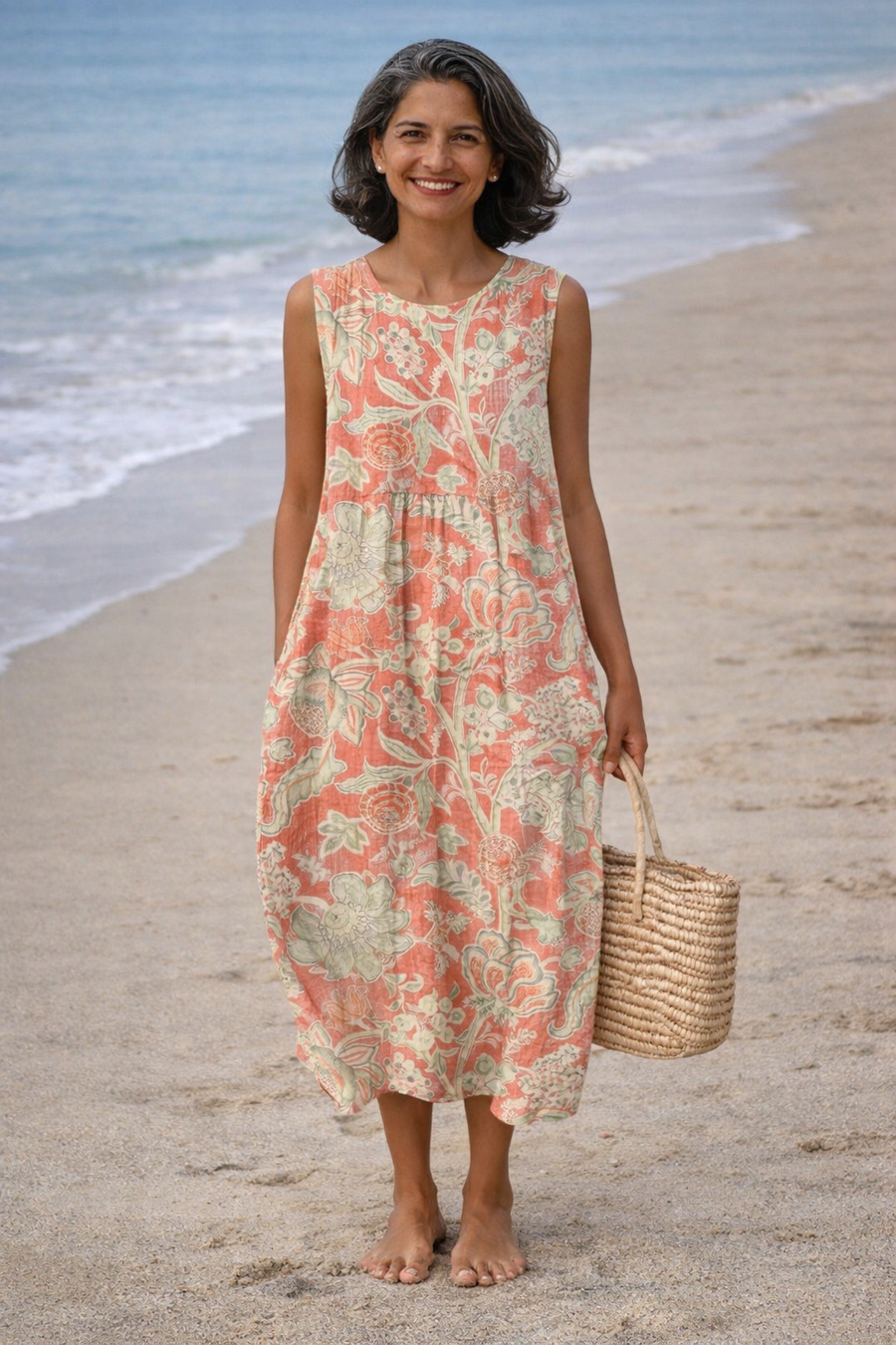Natalia | Floral Dress with a Relaxed Fit