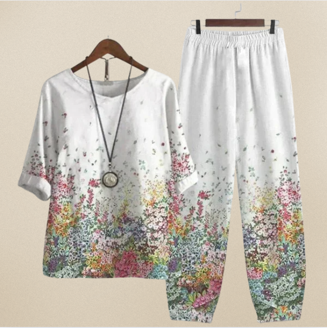 Gwendolyn | Comfortable Chic Shirt & Trouser Set