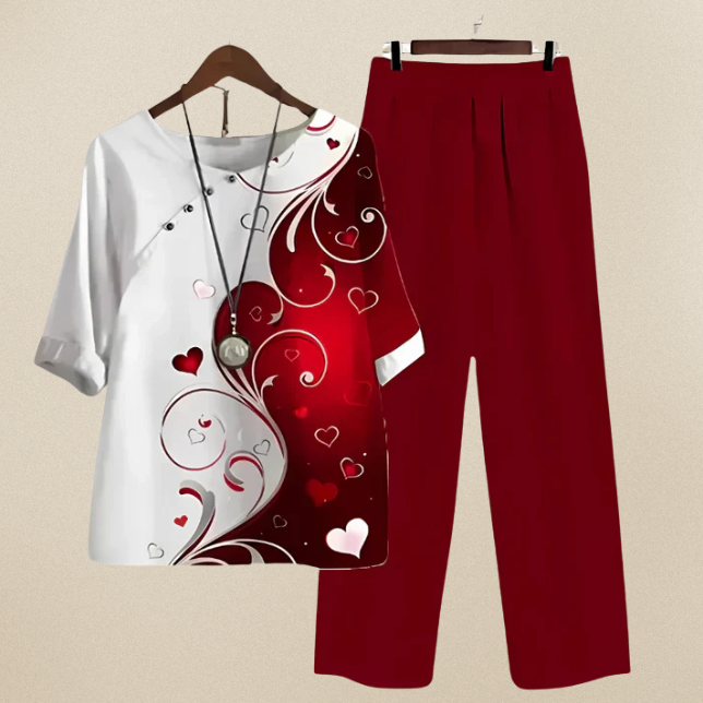 Gwendolyn | Comfortable Chic Shirt & Trouser Set