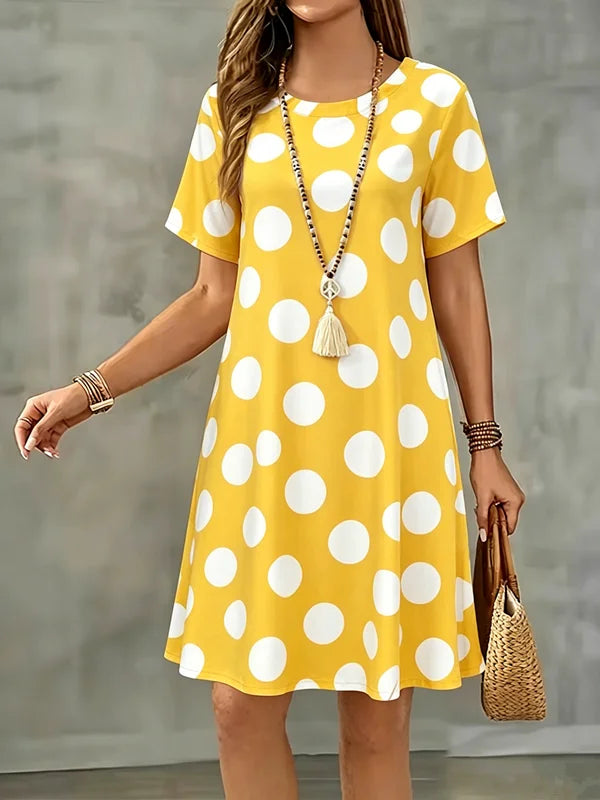 Lune | Loose Polka Dot Dress