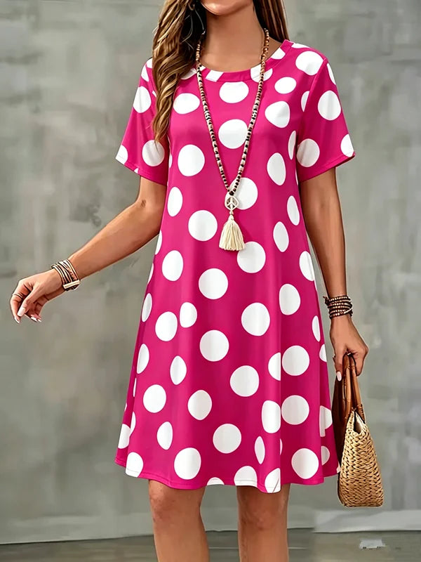 Lune | Loose Polka Dot Dress