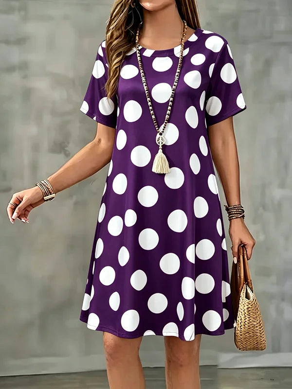 Lune | Loose Polka Dot Dress
