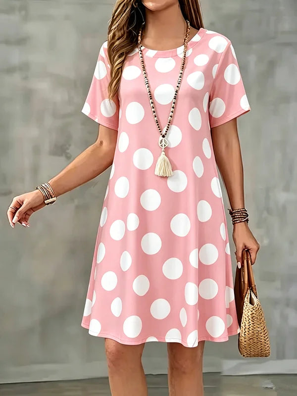 Lune | Loose Polka Dot Dress