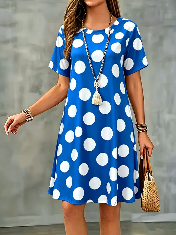Lune | Loose Polka Dot Dress