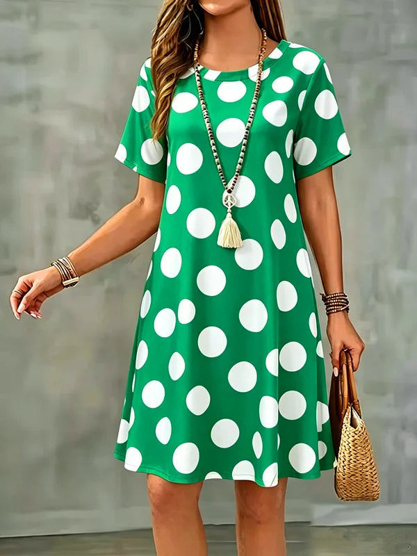 Lune | Loose Polka Dot Dress