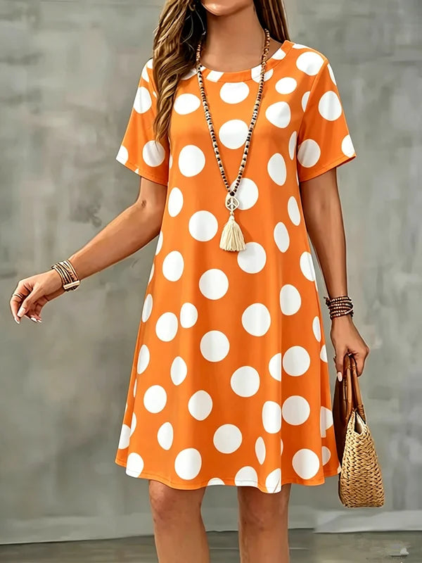 Lune | Loose Polka Dot Dress