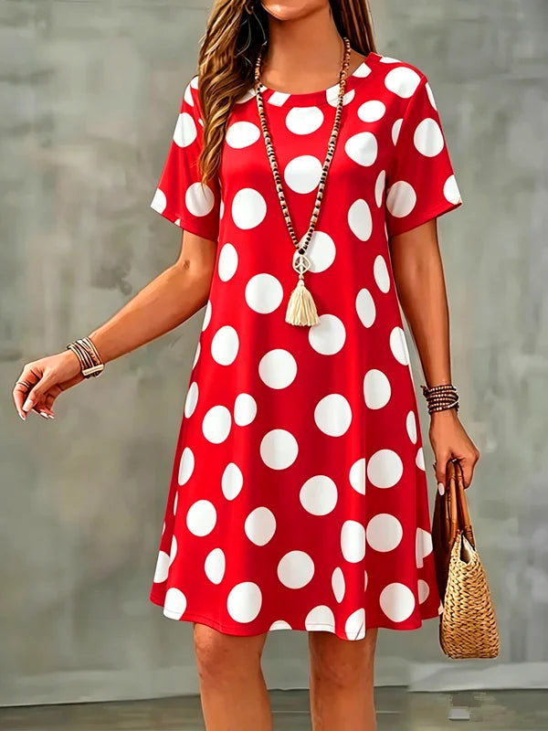 Lune | Loose Polka Dot Dress