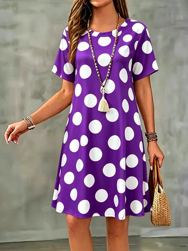 Lune | Loose Polka Dot Dress