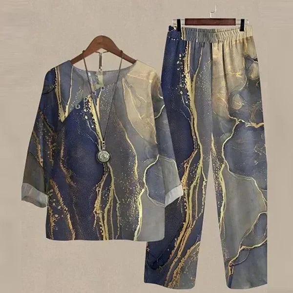 Gwendolyn | Comfortable Chic Shirt & Trouser Set