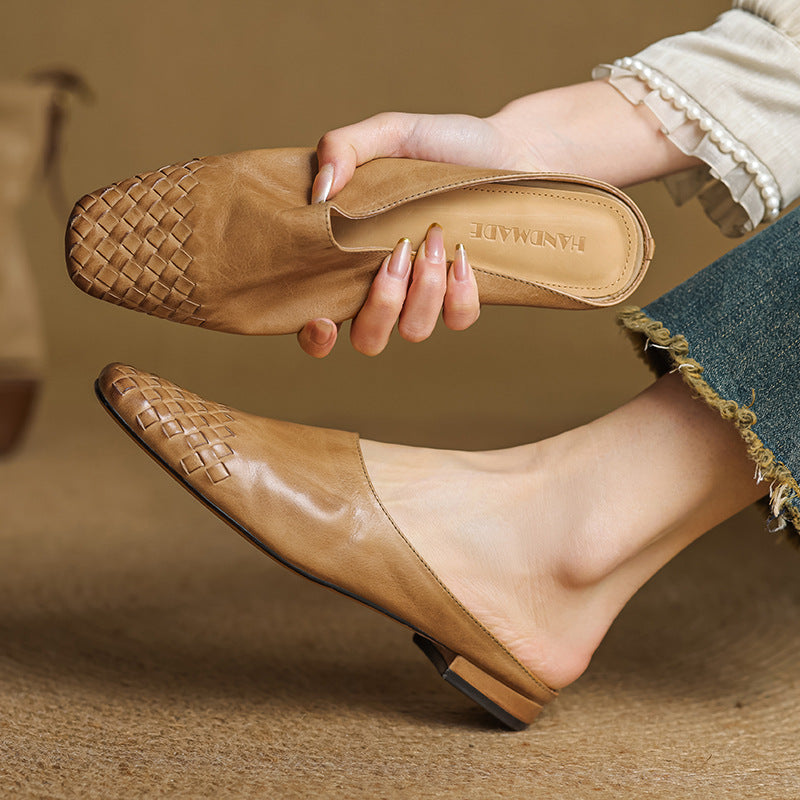 Viola | Genuine Leather Mules