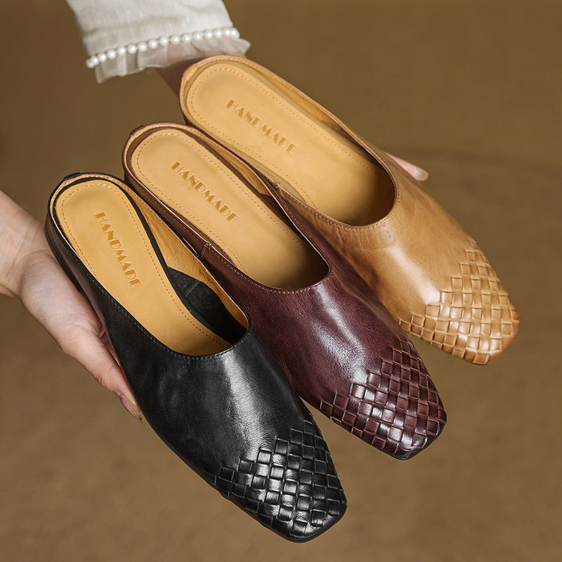 Viola | Genuine Leather Mules