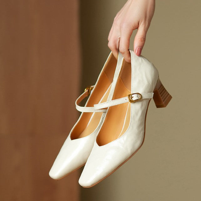 Orvane | Leather Mary Jane Shoes