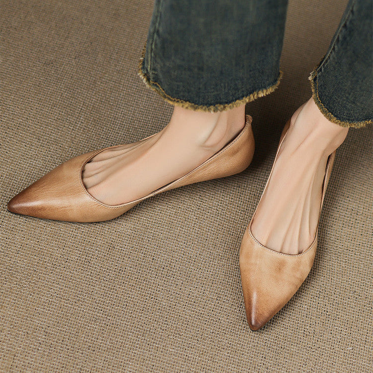 Arla | Genuine Leather Ballet Flats