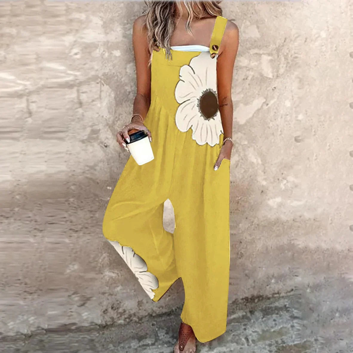 Coralie | Comfortable Printed Overalls