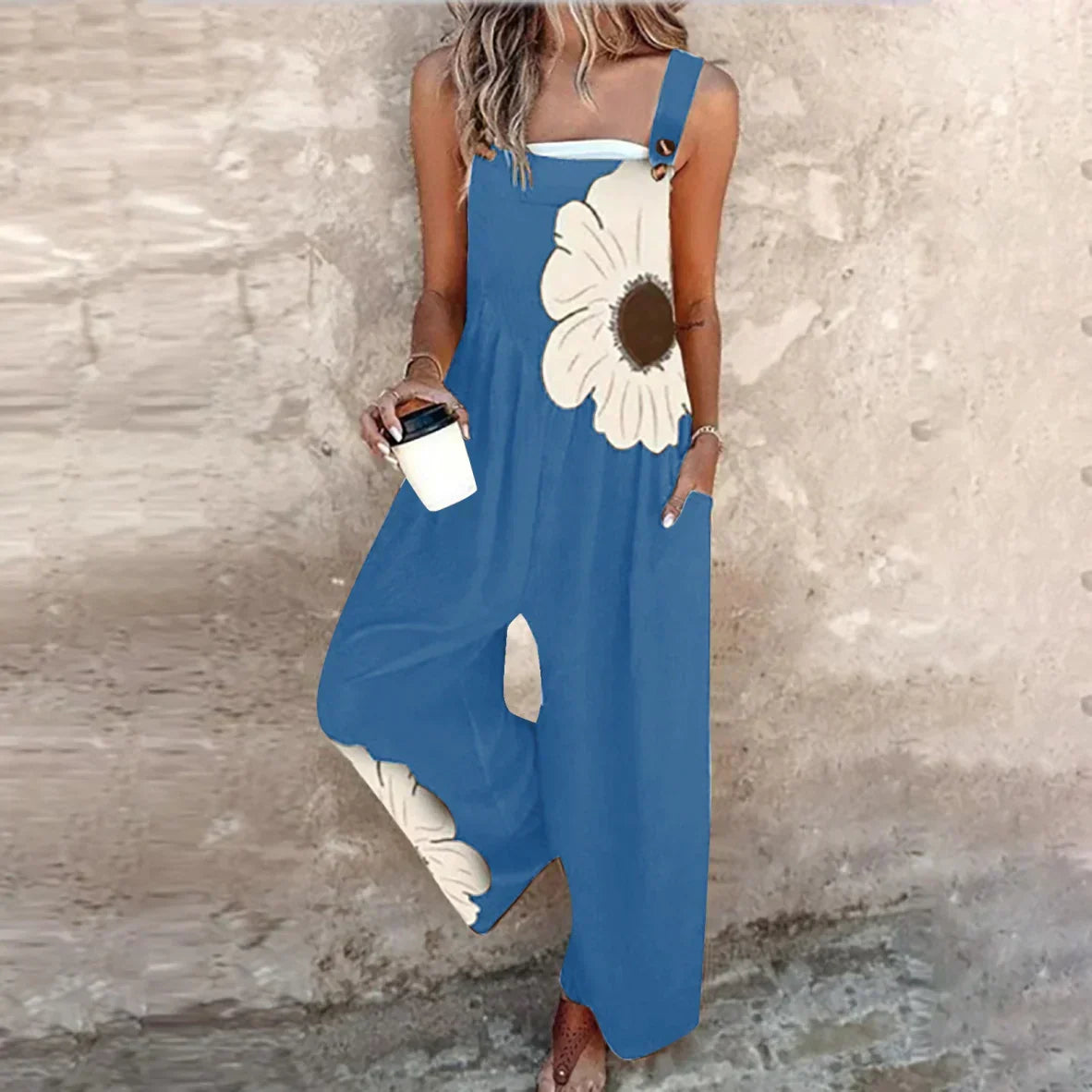 Coralie | Comfortable Printed Overalls