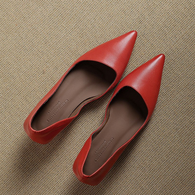 Orlisse | Décolleté kitten heel in pelle