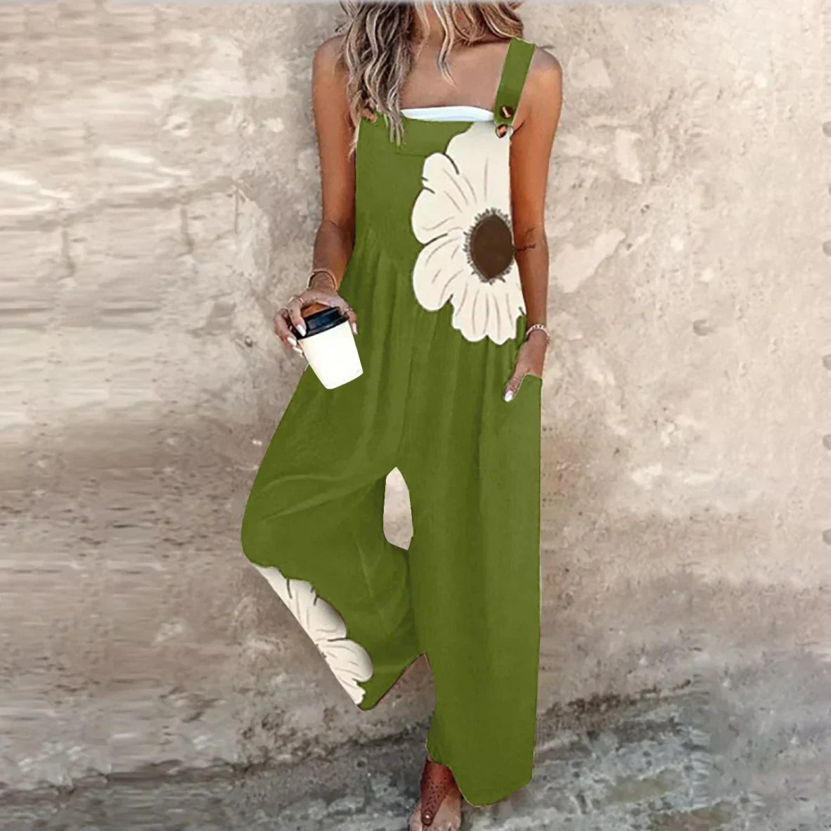 Coralie | Comfortable Printed Overalls