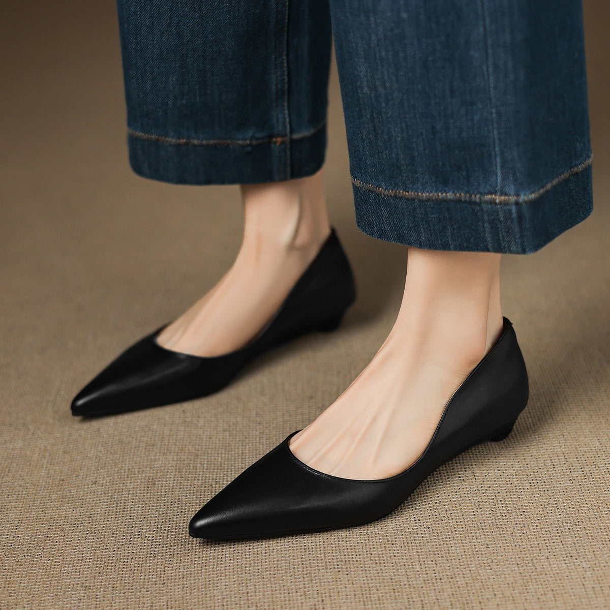 Arla | Genuine Leather Ballet Flats