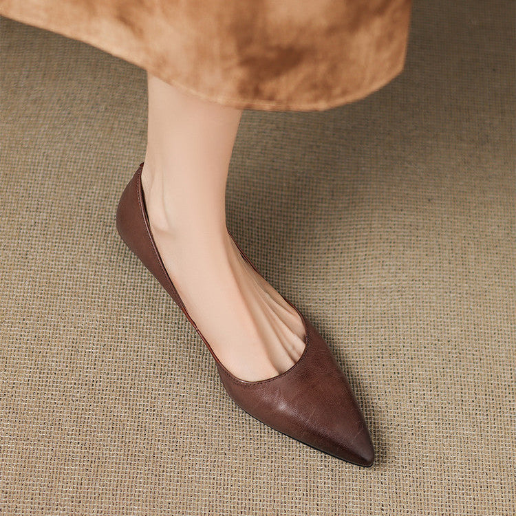 Arla | Genuine Leather Ballet Flats