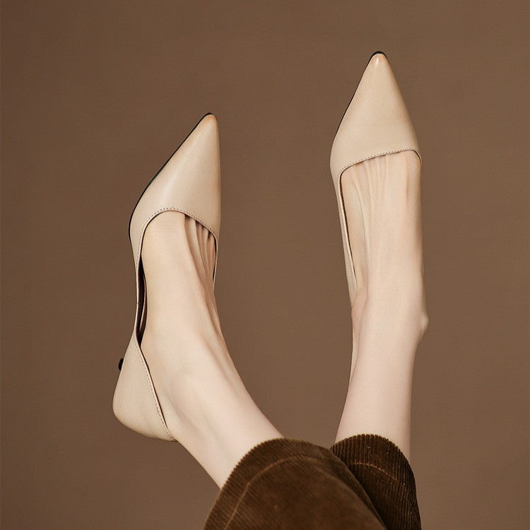 Orlisse | Décolleté kitten heel in pelle