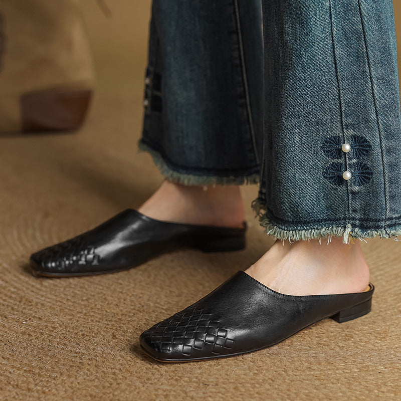 Viola | Genuine Leather Mules