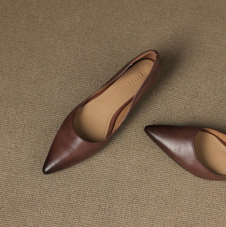 Arla | Genuine Leather Ballet Flats