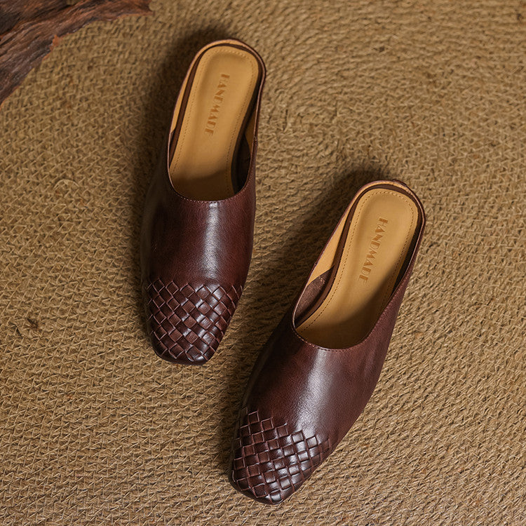 Viola | Genuine Leather Mules
