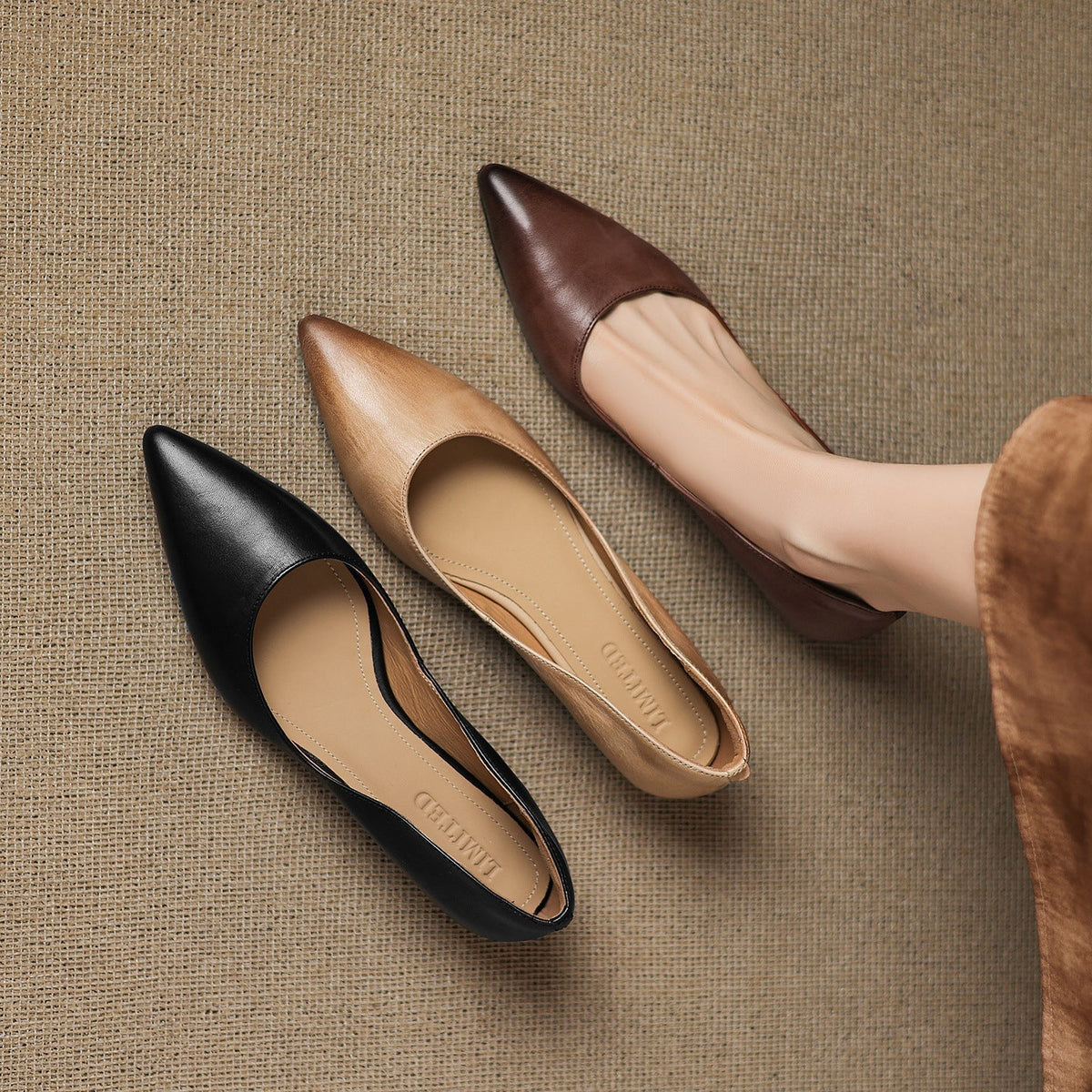 Arla | Genuine Leather Ballet Flats