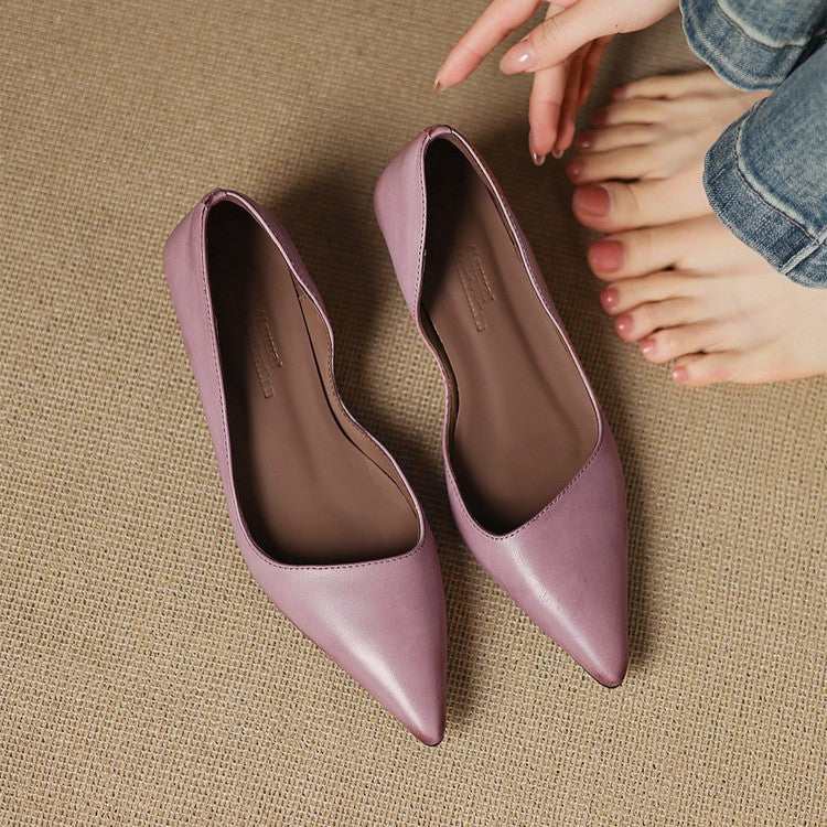Orlisse | Décolleté kitten heel in pelle