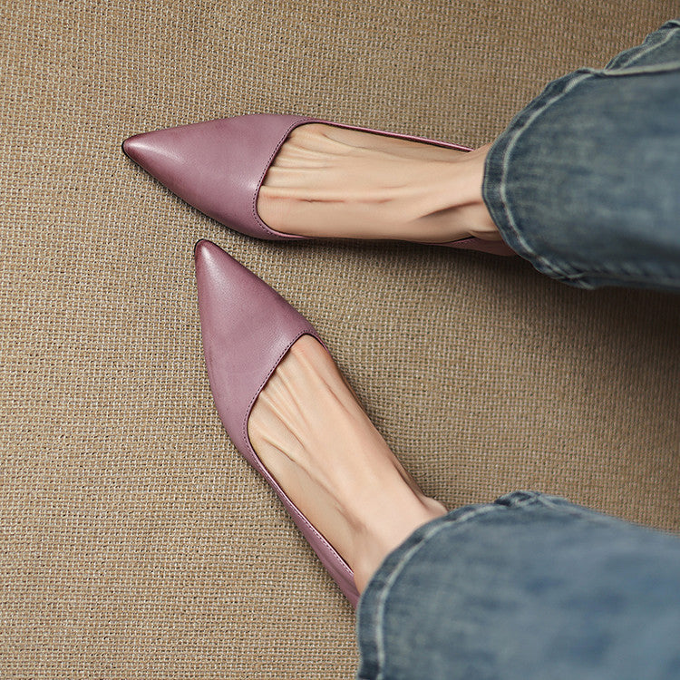 Orlisse | Décolleté kitten heel in pelle