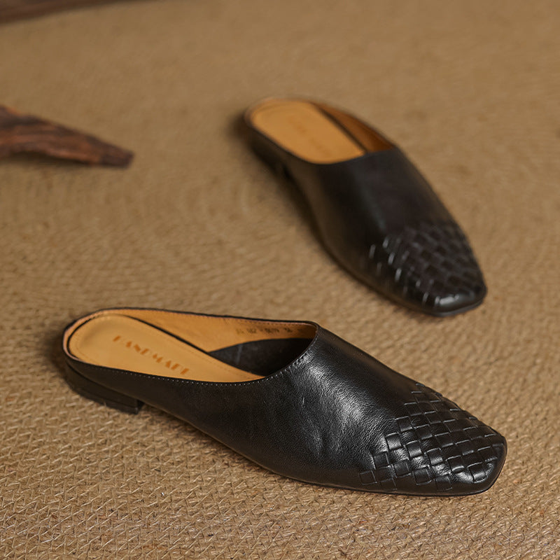 Viola | Genuine Leather Mules