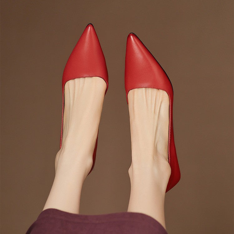 Orlisse | Décolleté kitten heel in pelle