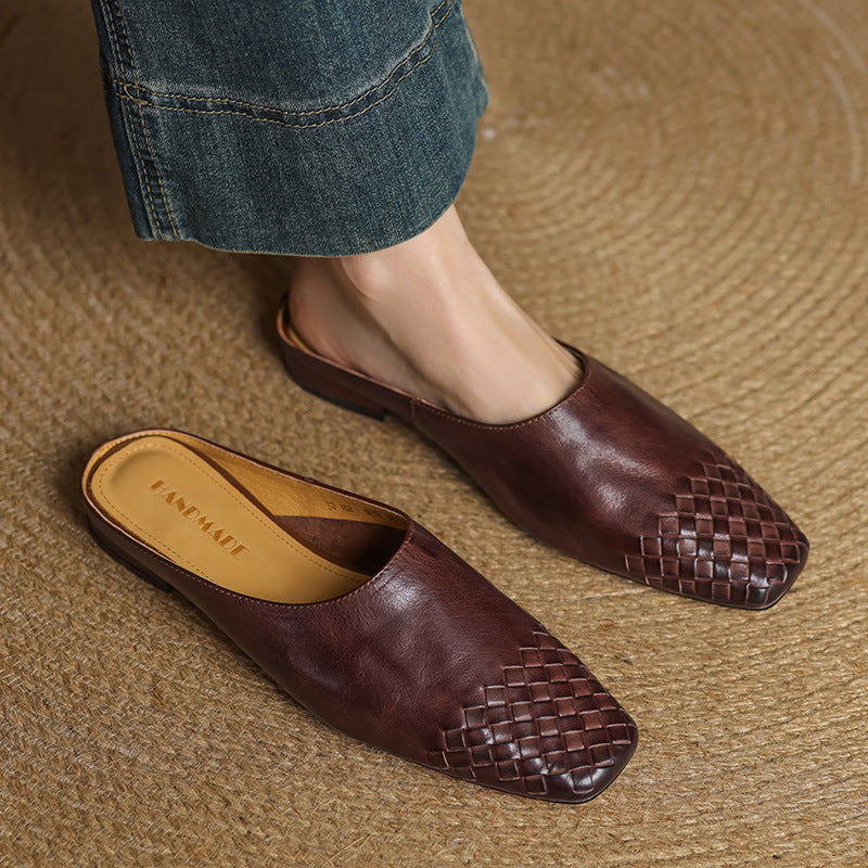 Viola | Genuine Leather Mules