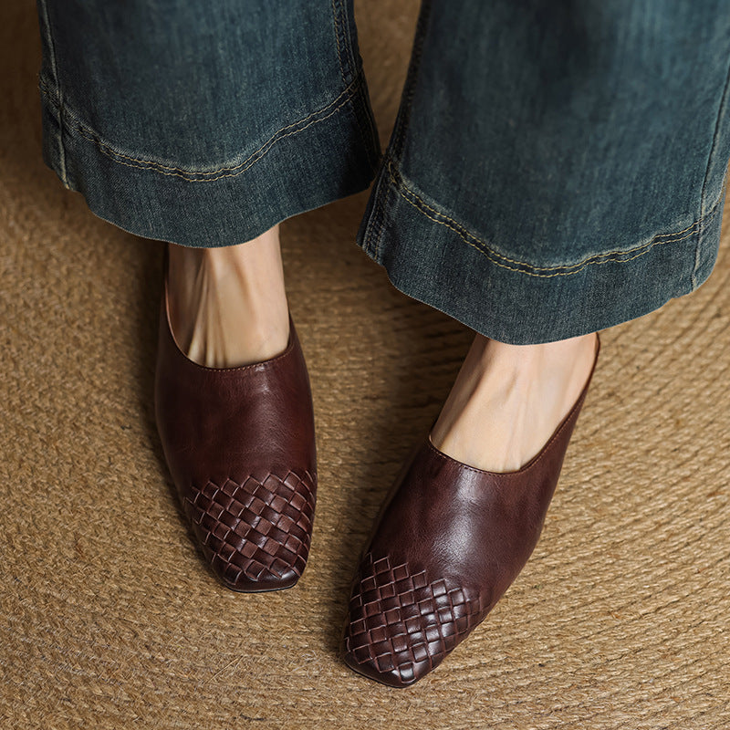 Viola | Genuine Leather Mules