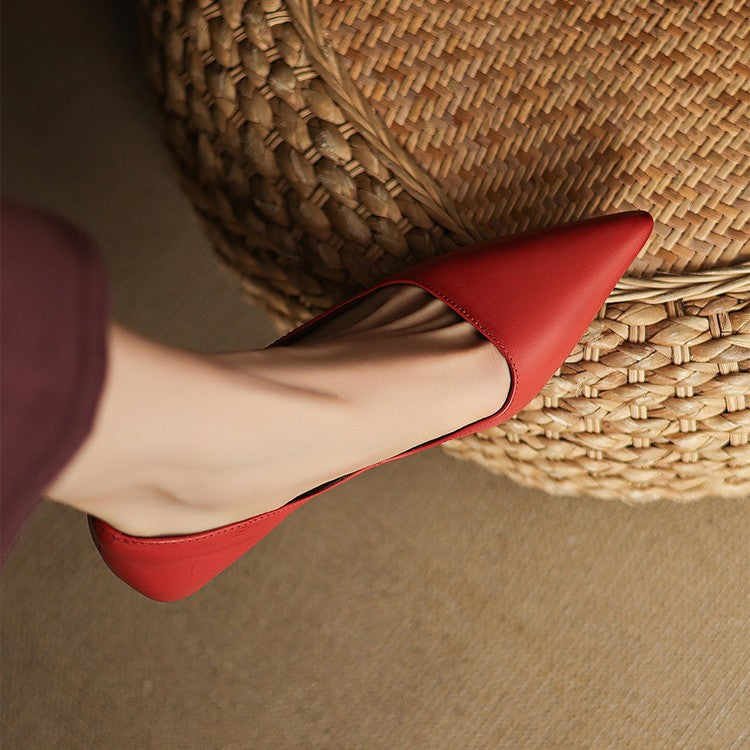 Orlisse | Décolleté kitten heel in pelle