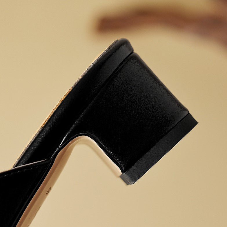Marloe | Pointed Leather Mules