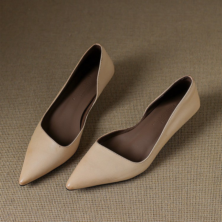 Orlisse | Décolleté kitten heel in pelle