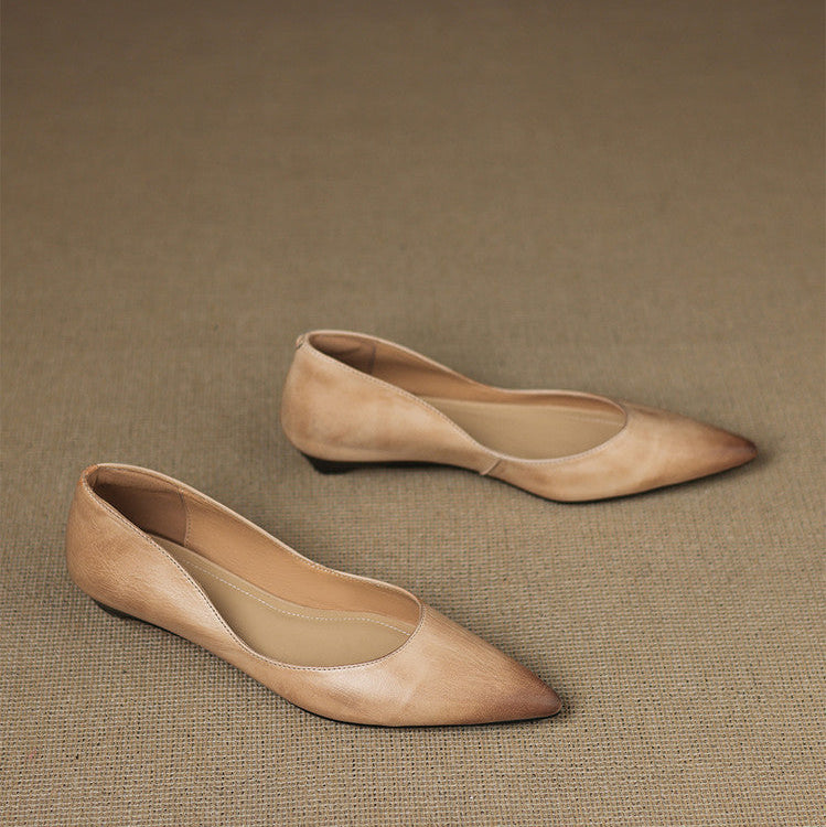 Arla | Genuine Leather Ballet Flats