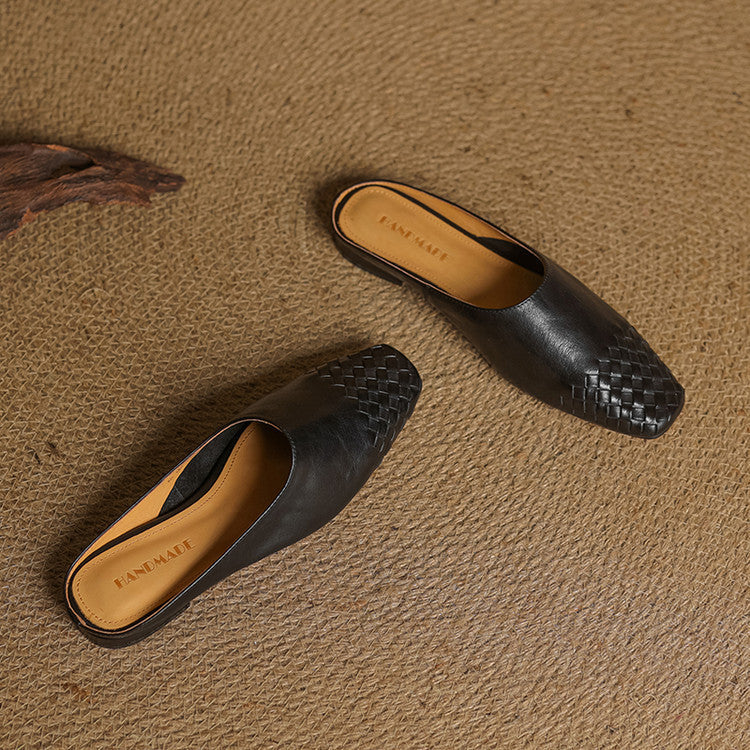 Viola | Genuine Leather Mules
