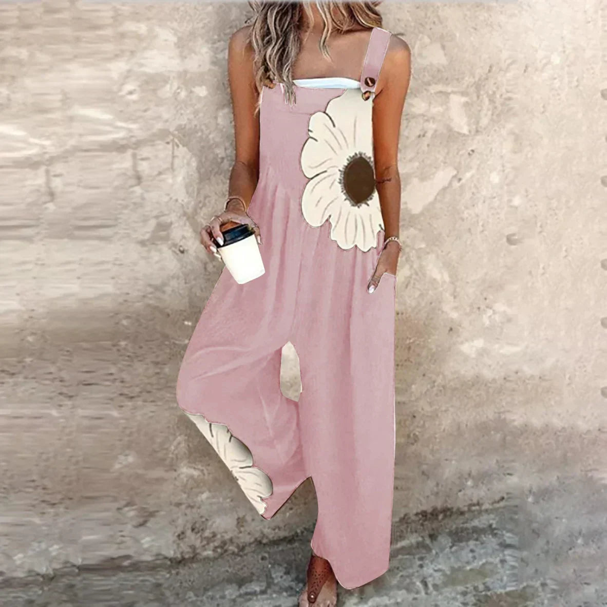 Coralie | Comfortable Printed Overalls