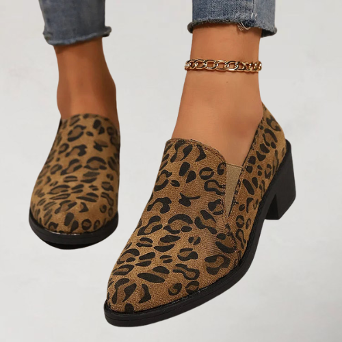 Angélique | Leopard Print Loafers