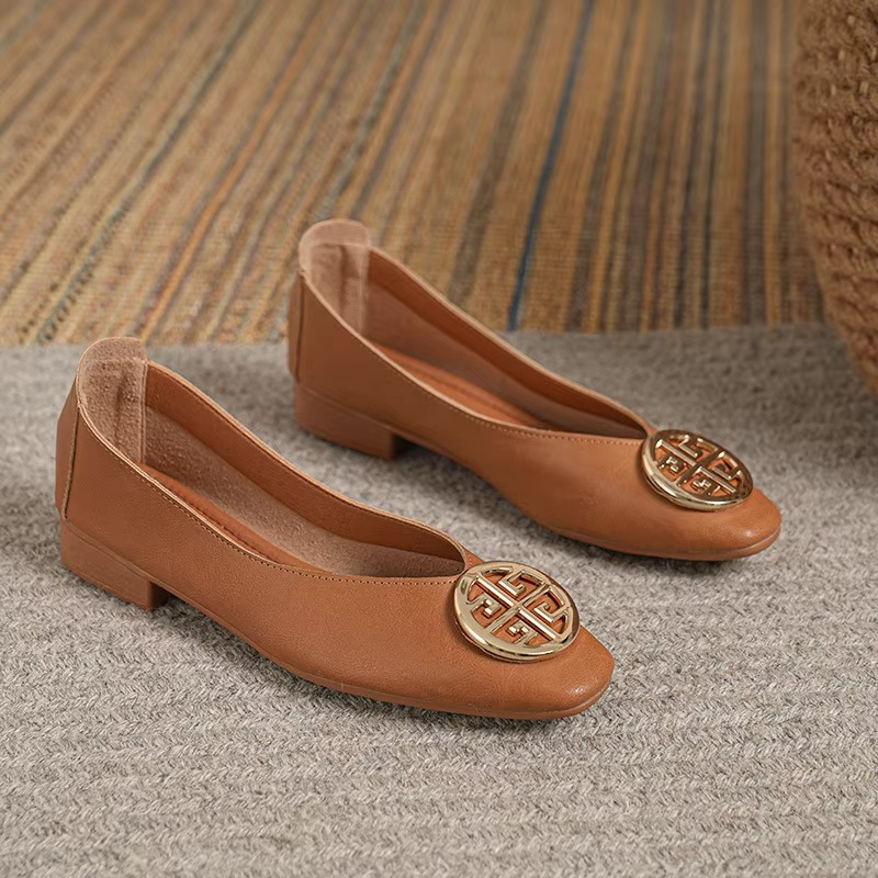Orchard | Leather Ballet Flats