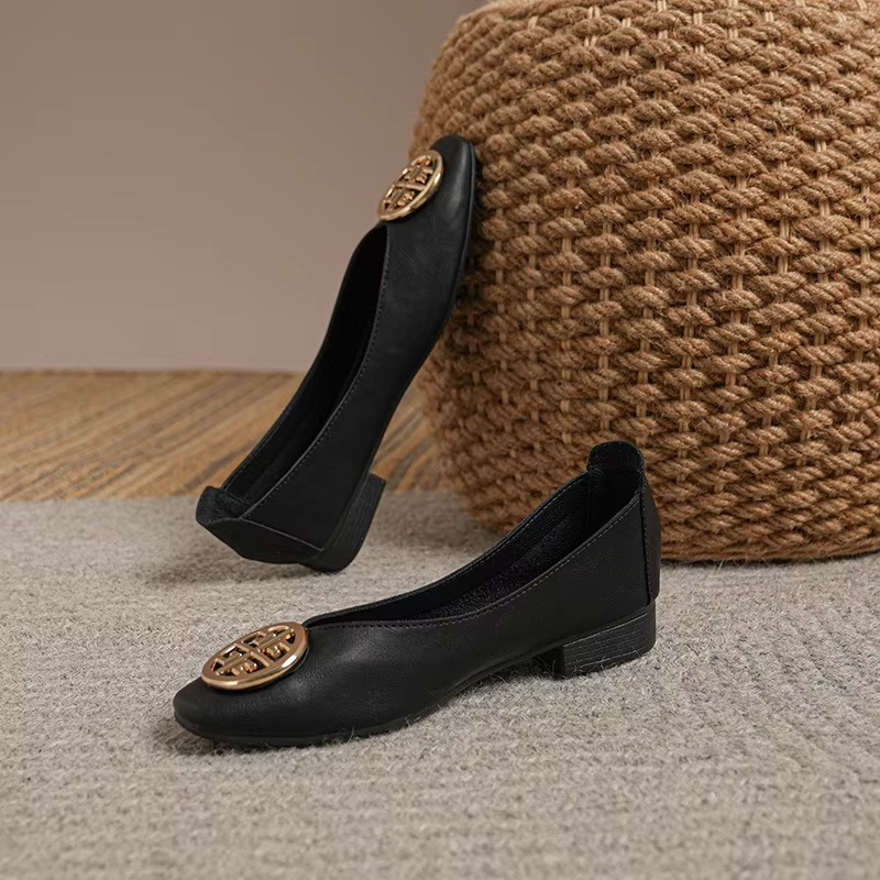 Orchard | Leather Ballet Flats