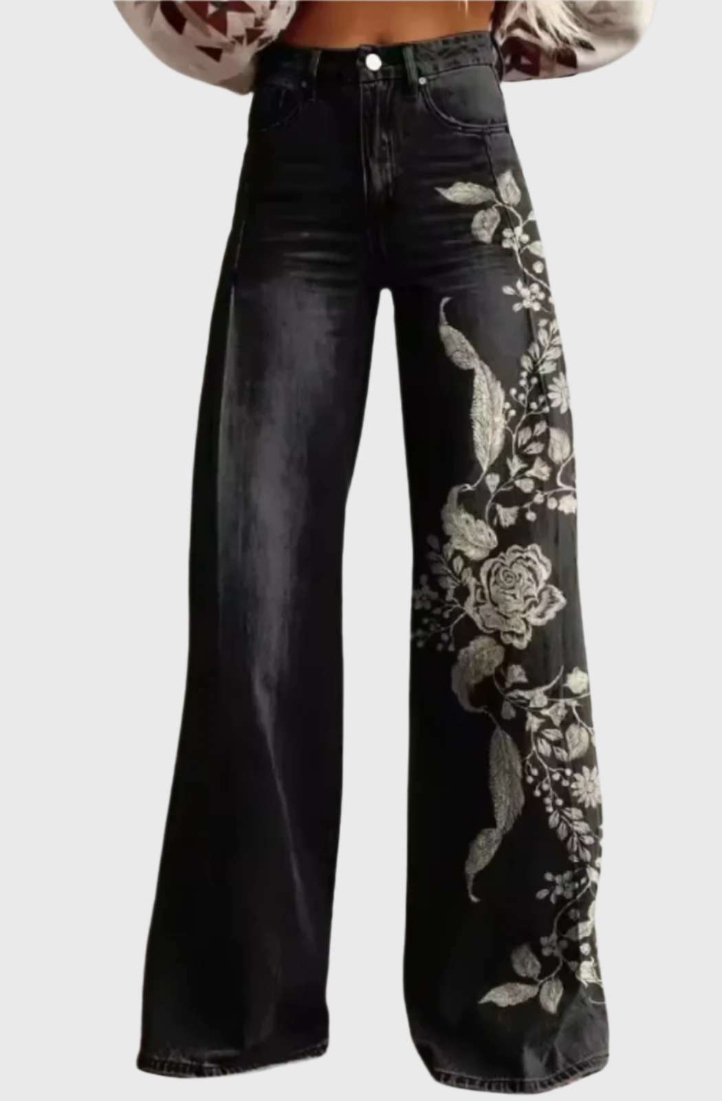 Aubriella | Pantaloni a gamba larga in stile bohémien