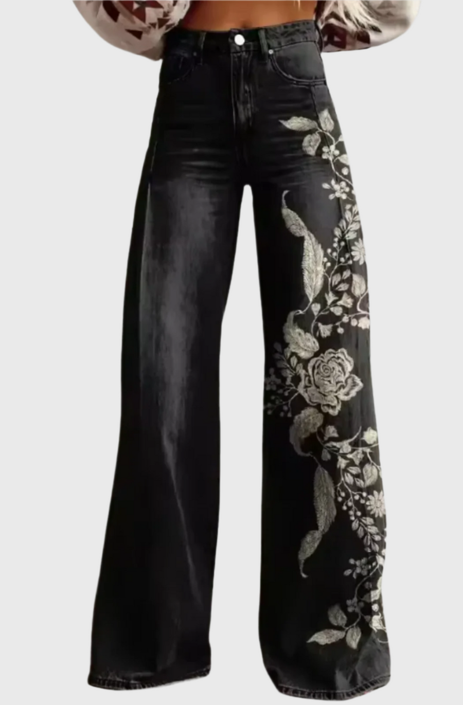 Aubriella | Pantaloni a gamba larga in stile bohémien
