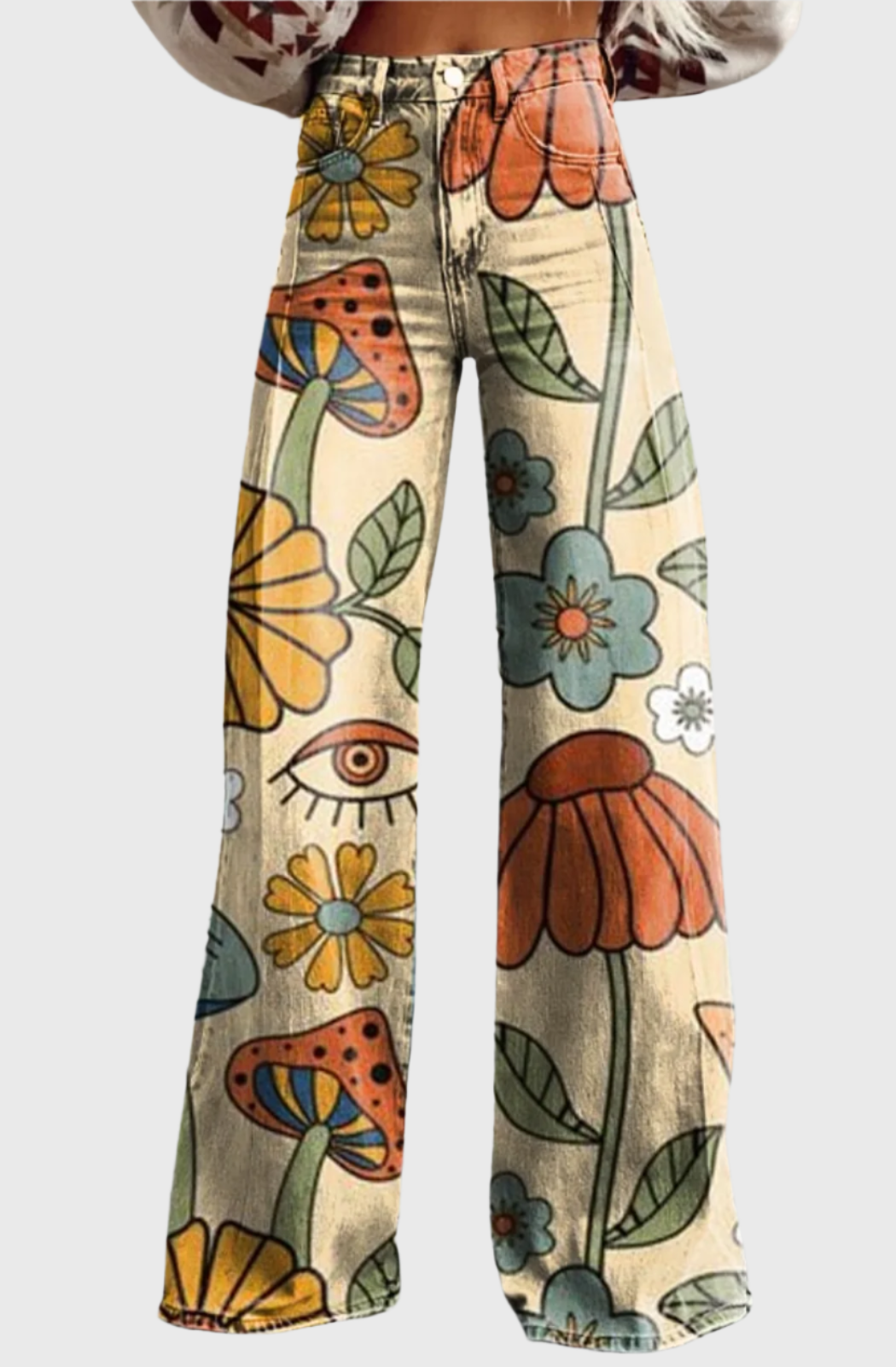Celeste | Bohemian Wide-Leg Trousers
