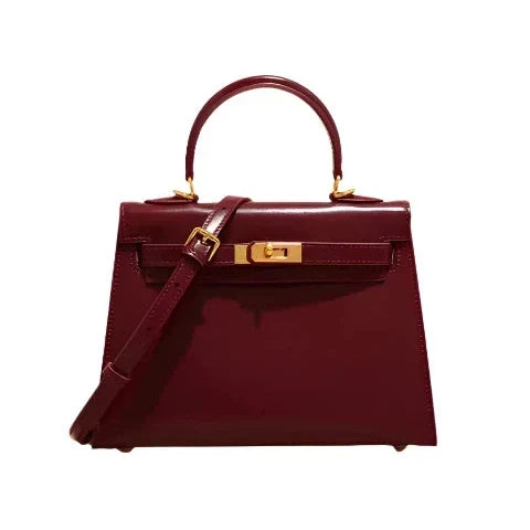 Sienna | Full-Grain Leather Trapeze Bag