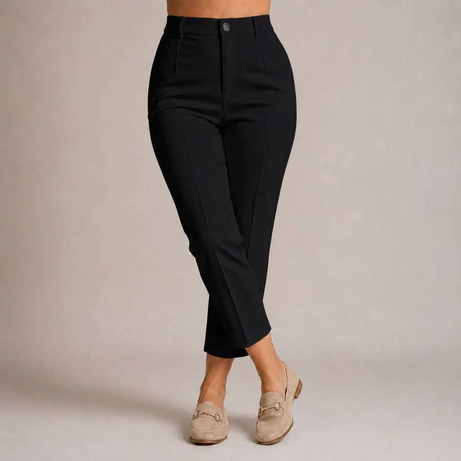 Louisa | Pantaloni tailleur a vita alta cropped