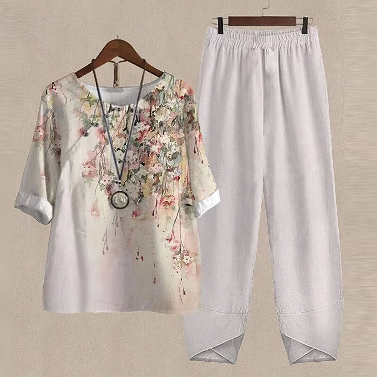 Gwendolyn | Comfortable Chic Shirt & Trouser Set